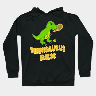 Tennis T-Rex Dinosaurs Hoodie